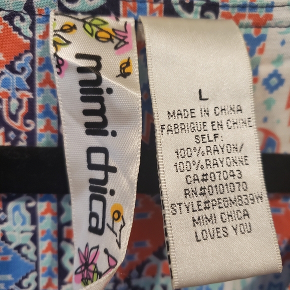 MIMI CHICA Vibrant Colourful multi-pattern romper - Picture 3 of 5